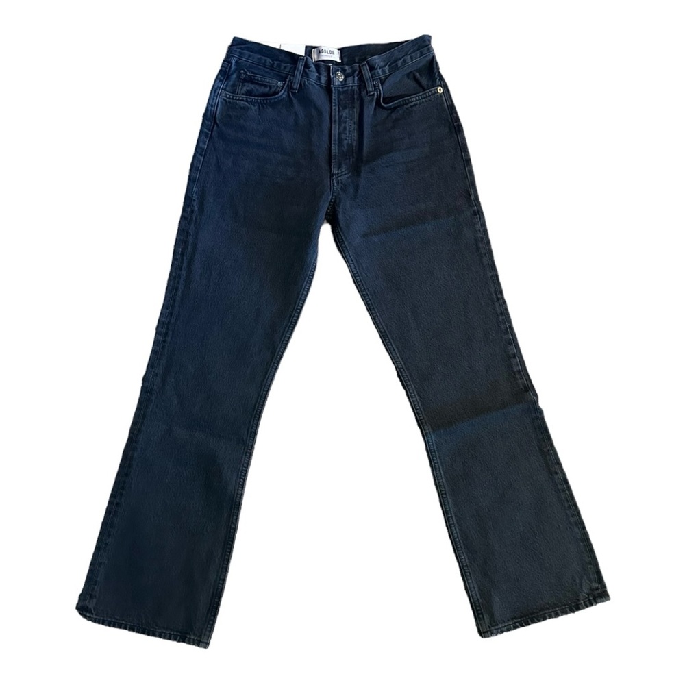 Nwt Agolde Relaxed Boot Cut Jean / black - Picture 5 of 5